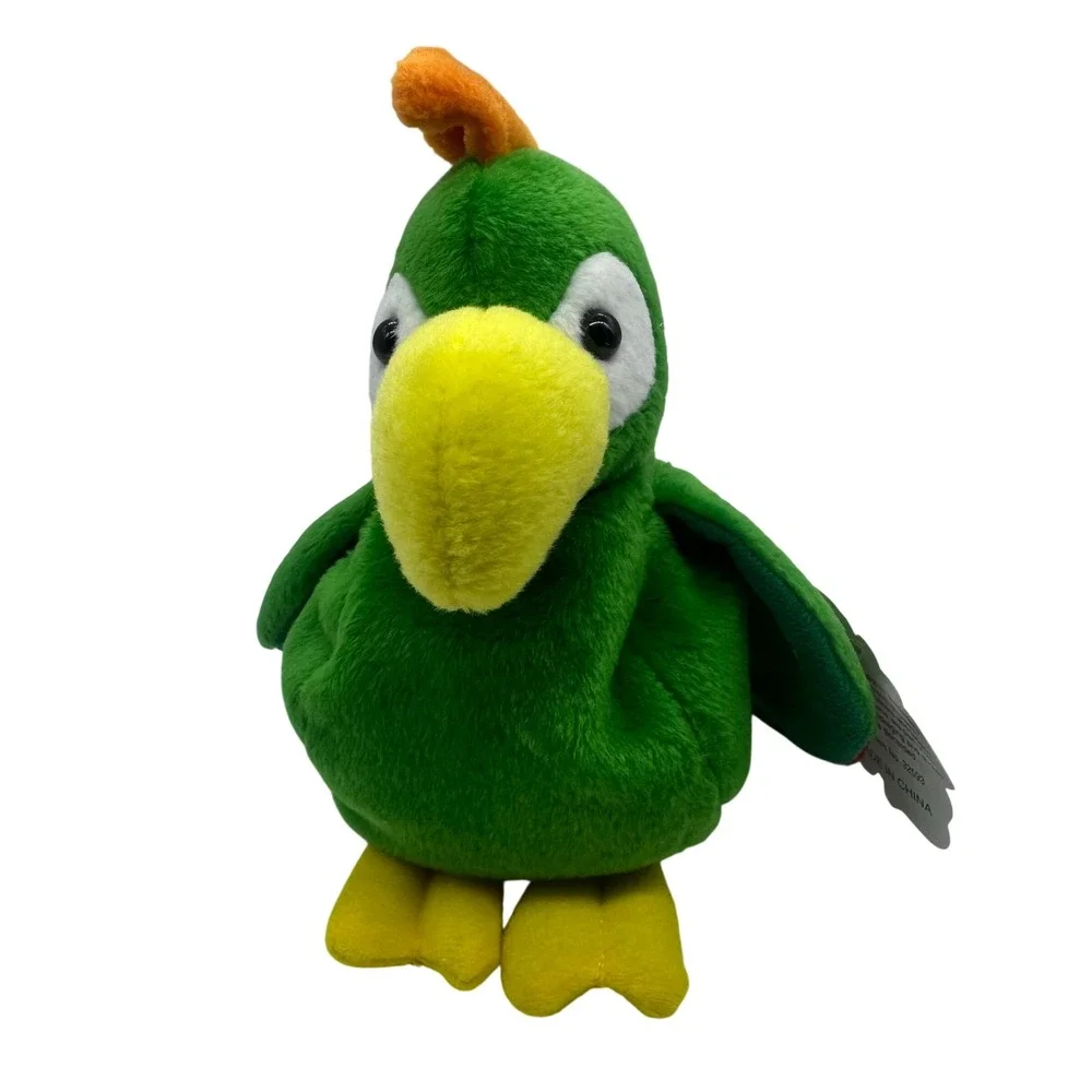 Bean Sprouts Yakky Parrot Green Bird Plush Stuffed Animal 32593 Great American